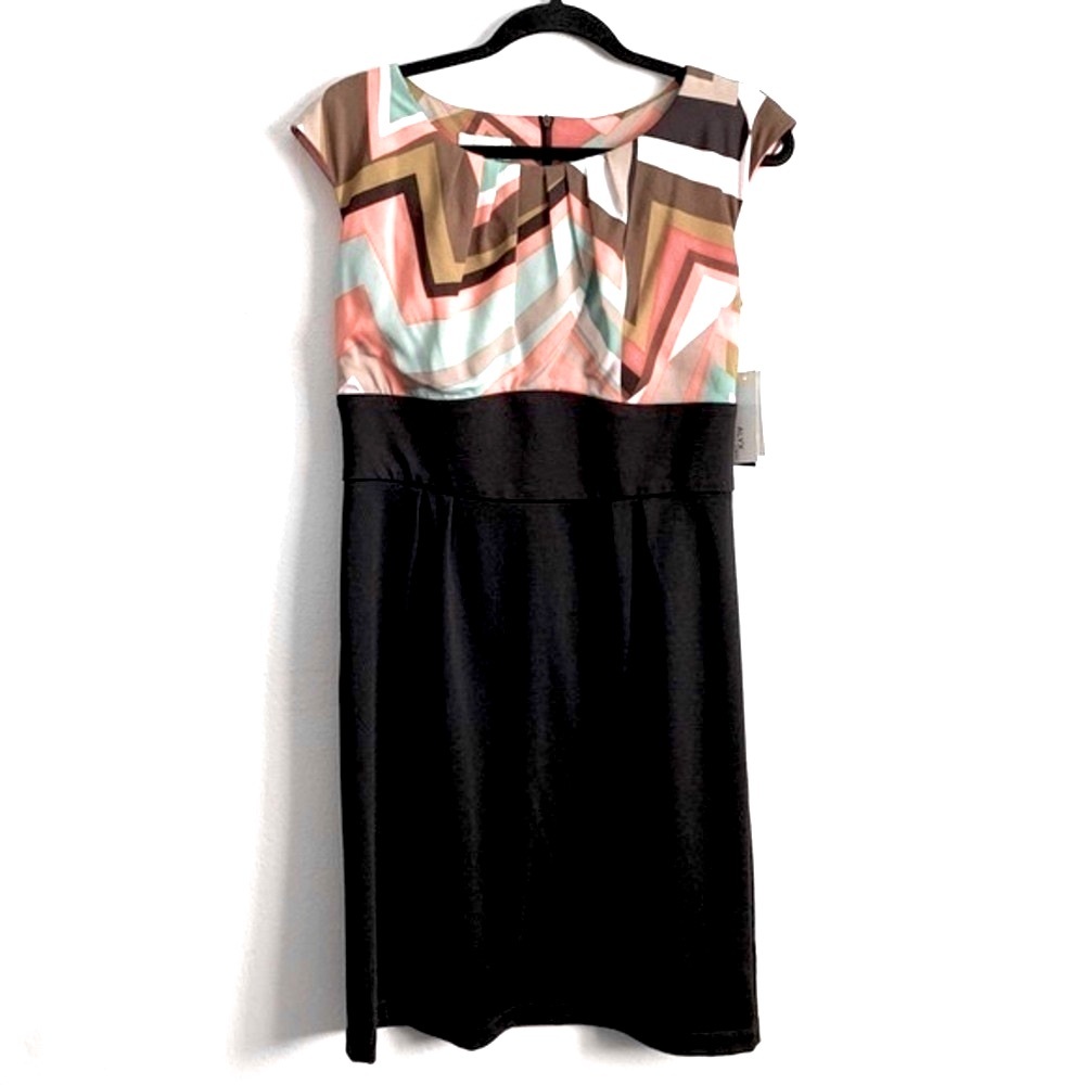 Alyx Geometric Striped Sleeveless Dress